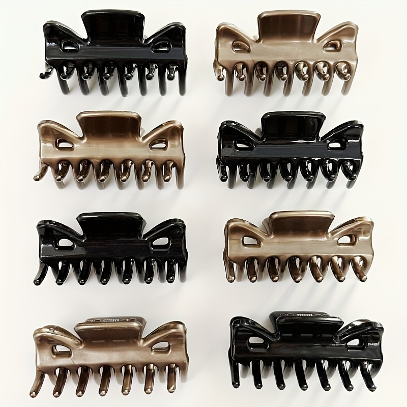 TEMU Un set de 8 pinzas para el cabello minimalistas y discretas con forma de , pequeñas adiciones de moda adecuadas para mujeres