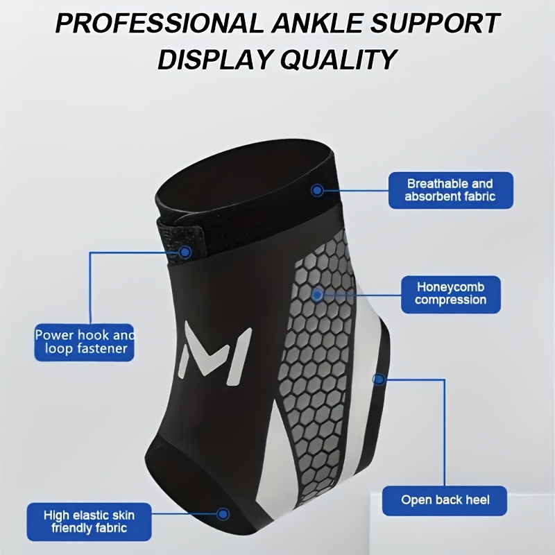 1pc Fitness ankle protector, made of breathable polyester material, suitable for sports such as basketball, football, mountain climbing, running, dance, etc