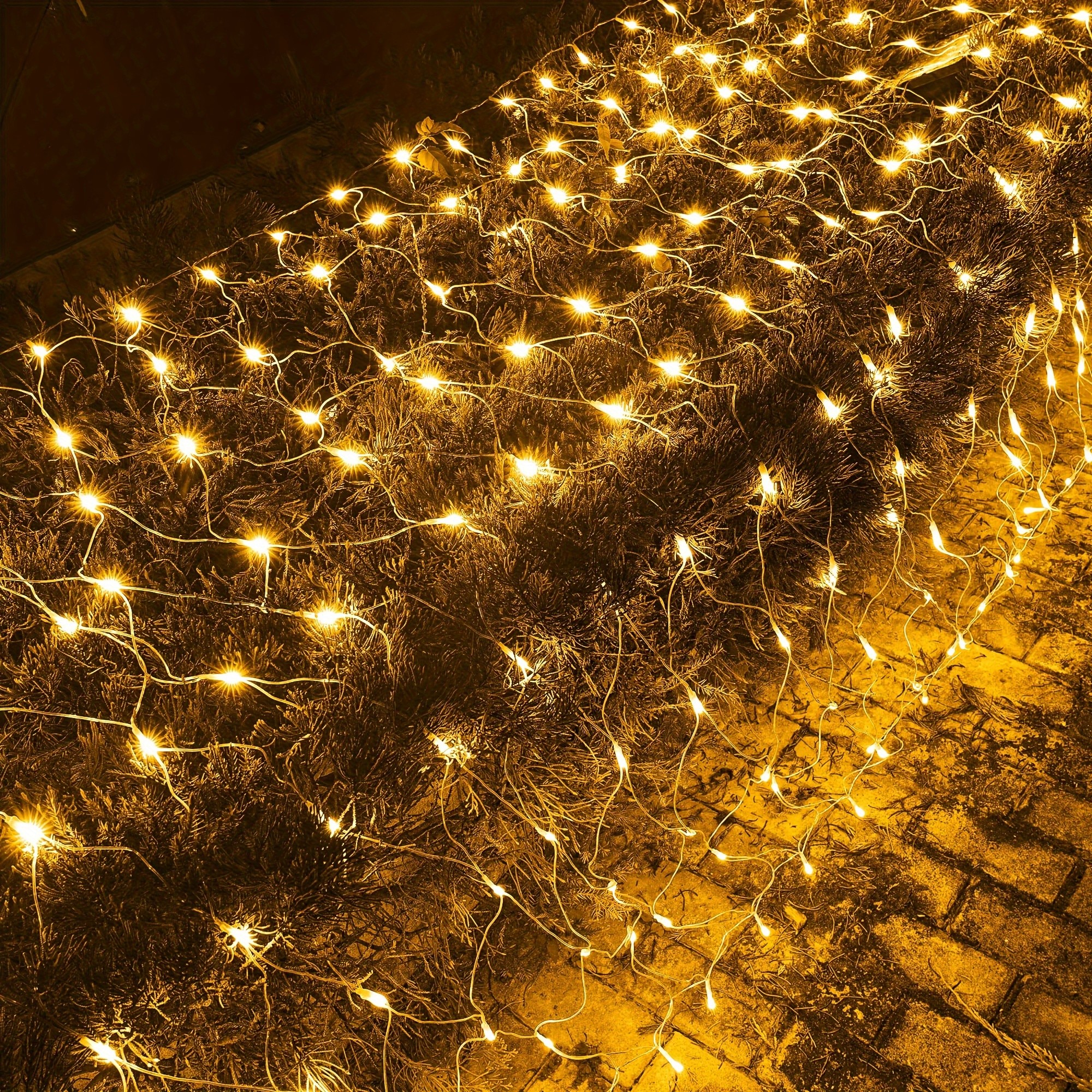 

360 Lights, 12ft X 5 Ft Connectable String Lights With 8 Modes, Christmas Holiday Decorations For Indoor Party Decor