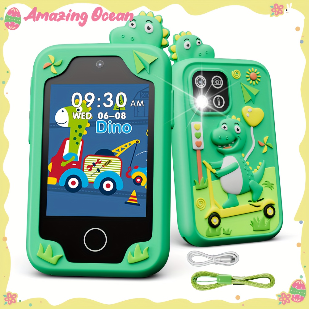 Teléfono Inteligente para Niñas, Regalos de Navidad y para Niños de  Años, Juguete Educativo con Pantalla de cm, Cámara Dual, Ju