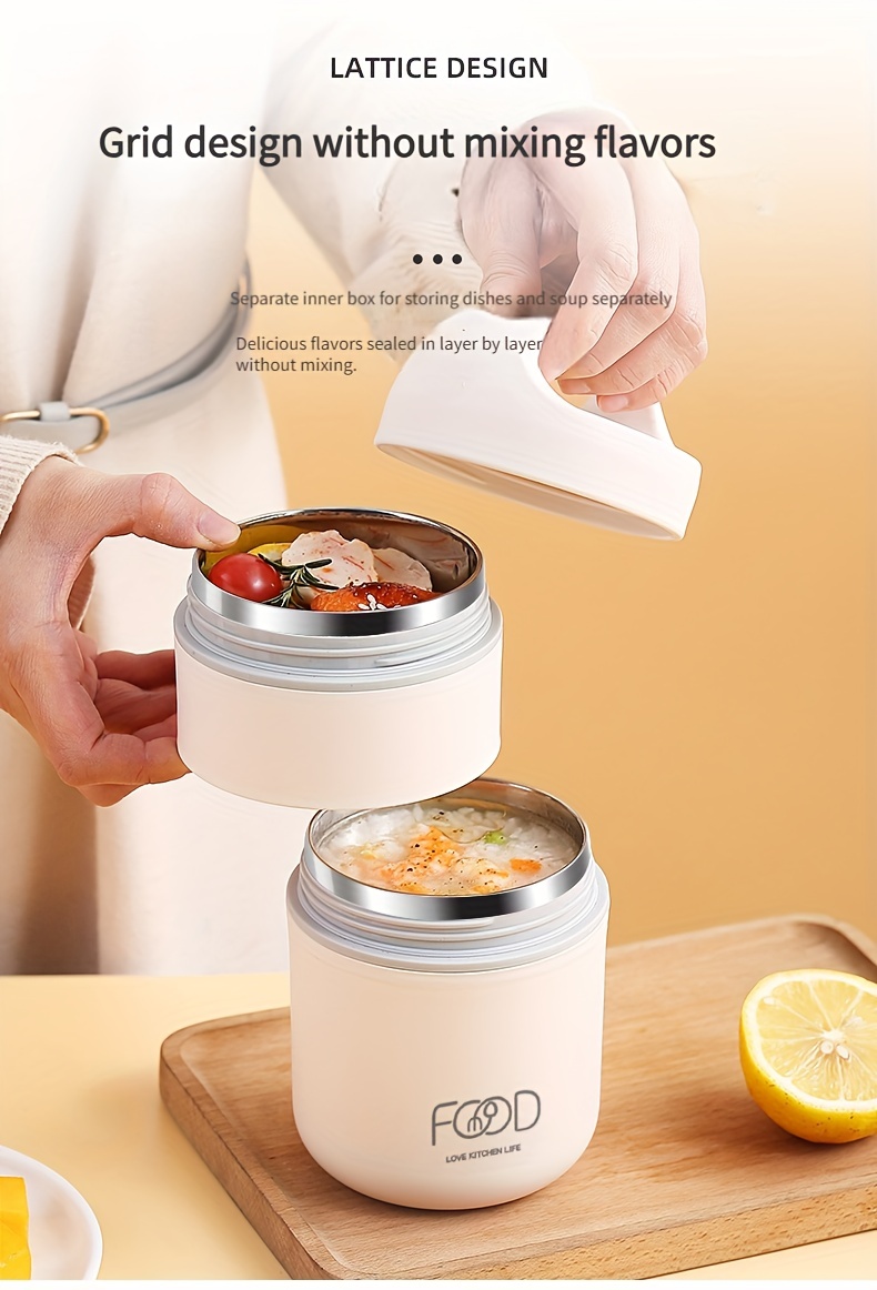 compact stainless   insulated soup cup portable manual no power needed   office workers breakfasts   hand wash only round   details 0