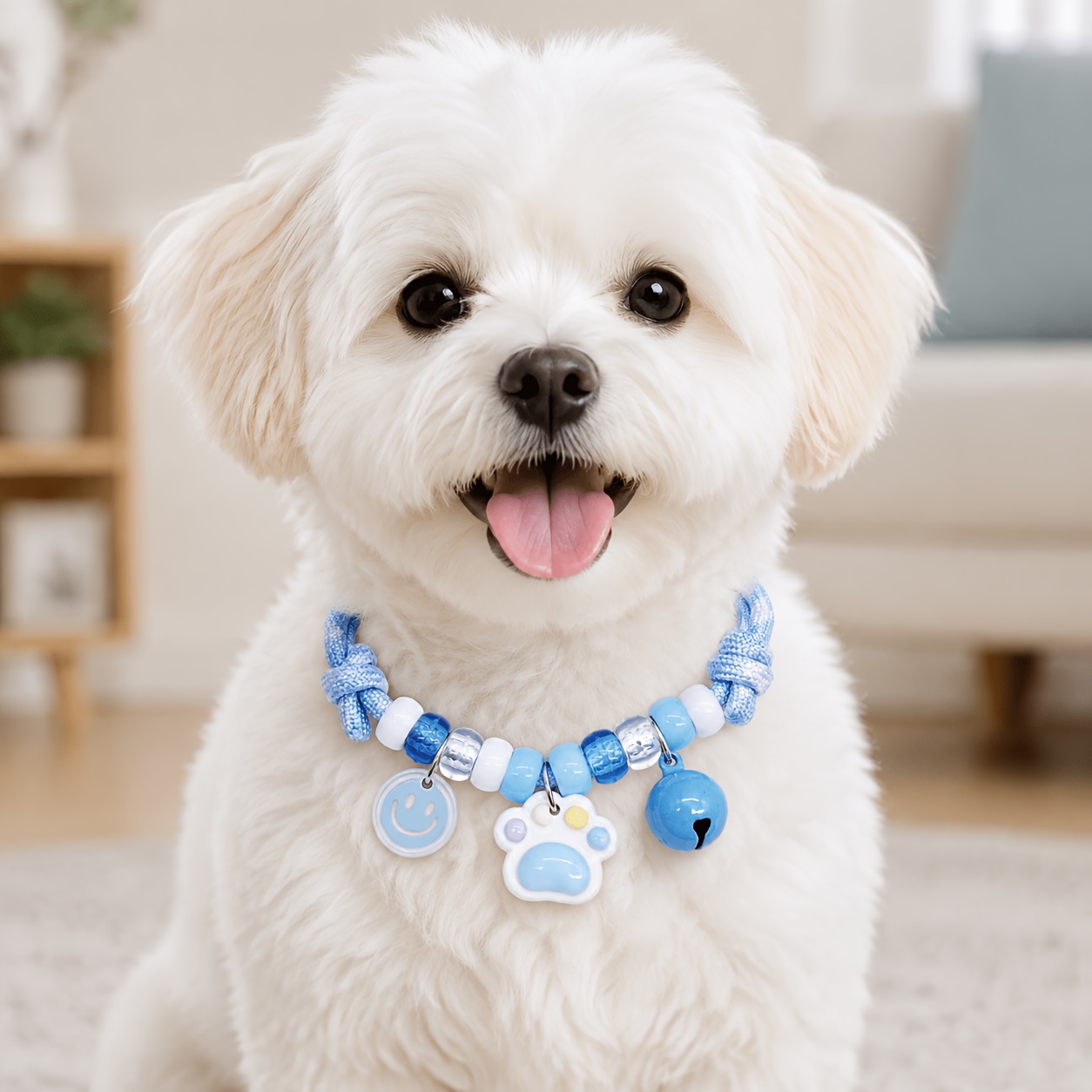 Cute Adjustable Cat Collar with Fruit Pendant