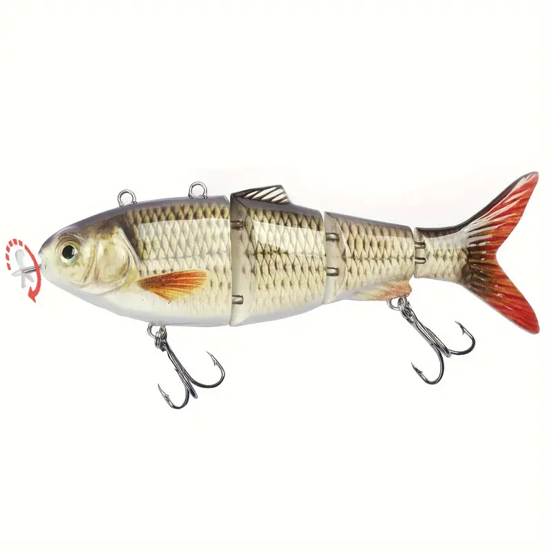 UFISH Robotic Twitching Lure Electronic Bass Bait Pike Muskie Crank Tackle
