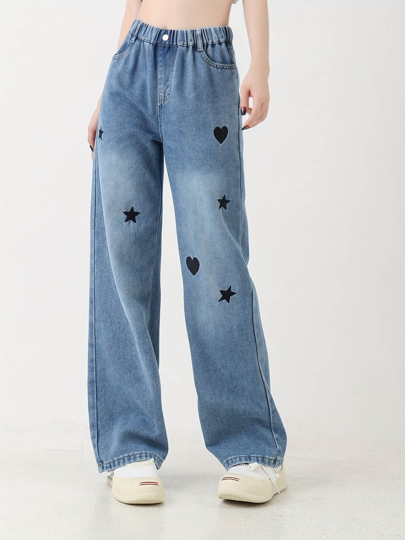 THE MUSEUM VISITOR★韓国★人気★HEART DESTROYED DENIM PANTS 4cb44cd8-36ce-42a2-8652-