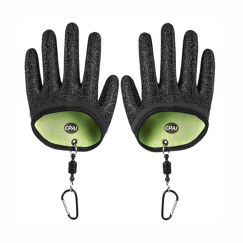 Image of Fishing Gloves For Lure , Hand Options, Unisex, Outdoor Fishing And Boat Fishing, Without Battery