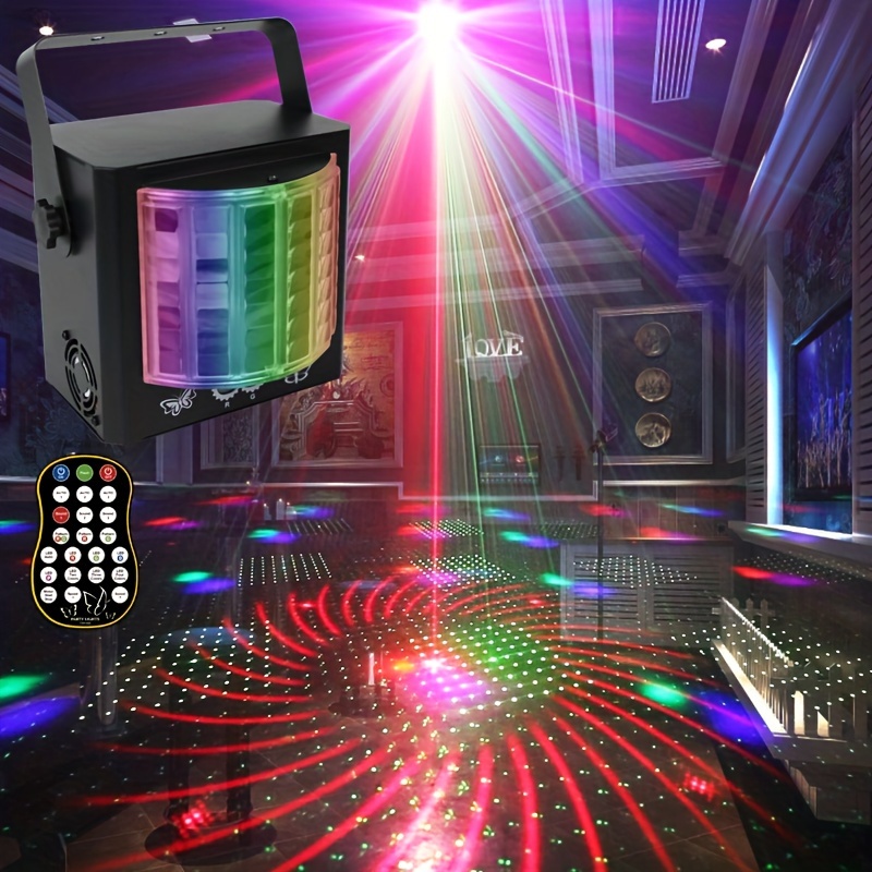 portable mini     changing laser light with rgb projection supports multicolor lighting for atmosphere decoration disco projector lamp with sound control and auto walking mode adjustable patterns suitable for parties stage performances bars ktvs clubs dj events halloween christmas black friday   new year celebrations anniversaries