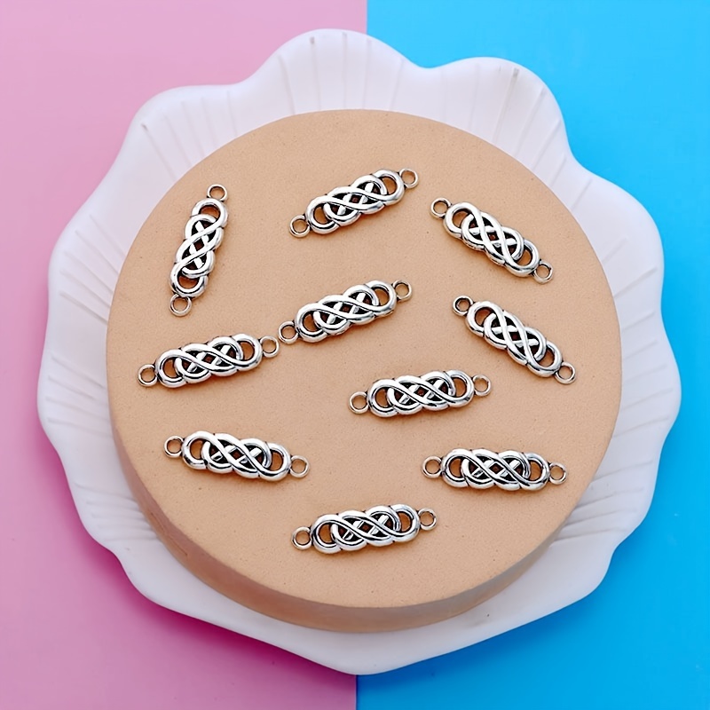 Image of 10pcs Antique Silvery Plated Charm Pendant Small Business Supplies Alloy Plated Charm Pendant Charms Making Necklace/earrings Pendant For