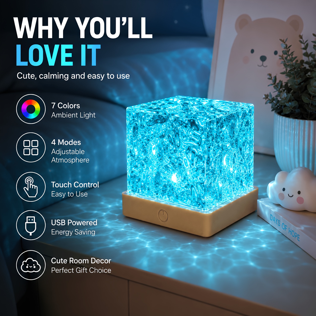 Water Ripple Projection Light