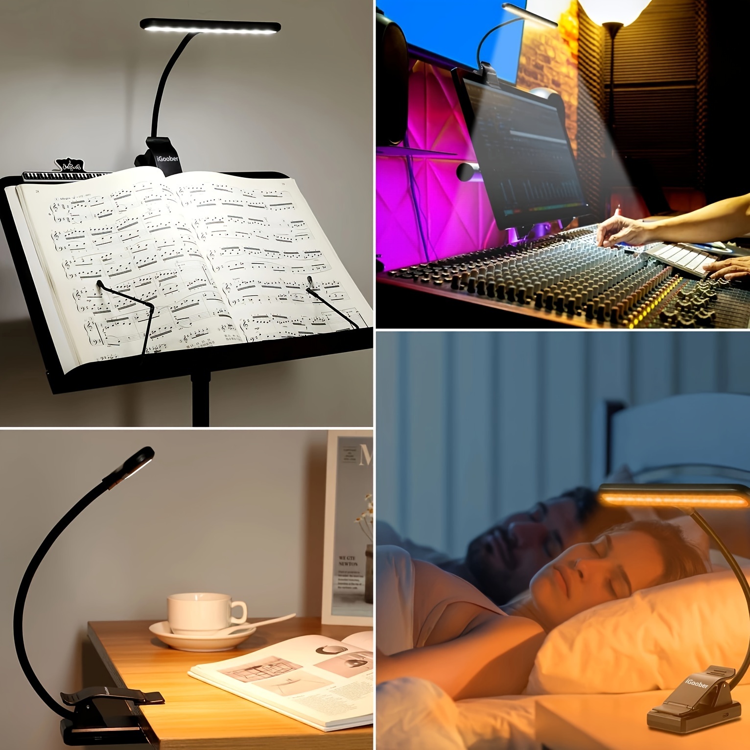 Igoober 28 Led Music Stand Light Clip Piano Lights Eye Temu