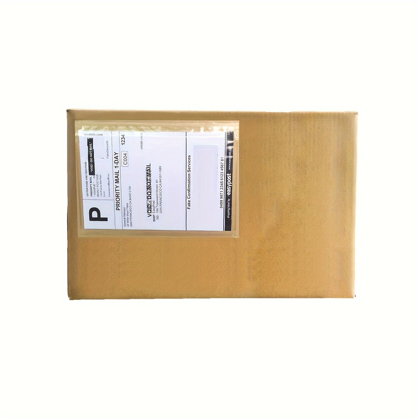 

50pcs 6"x9" Clear Adhesive Top Loading Packing List Clear Shipping Pouches, 7.5"x5.5"mailing/shipping Label Envelopes
