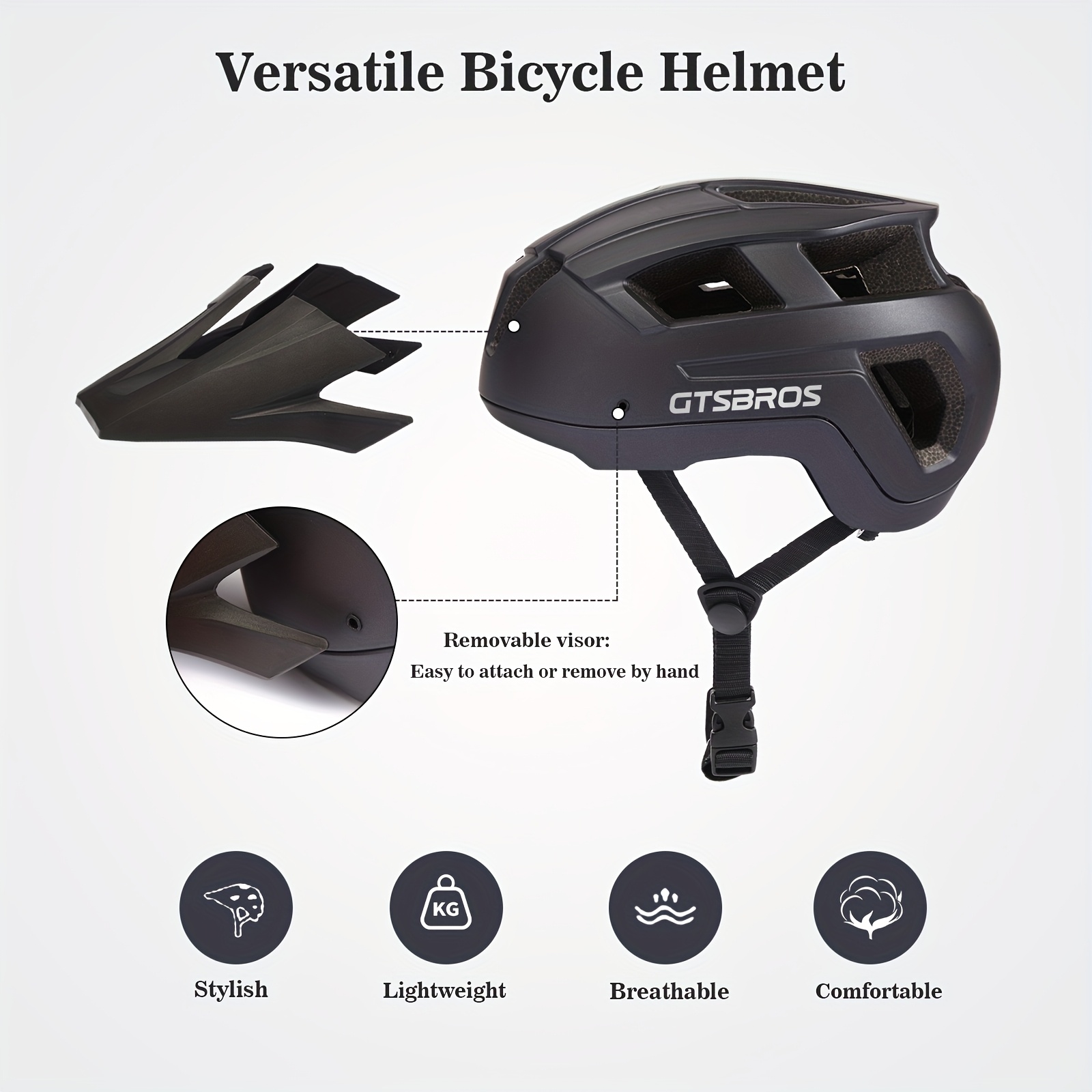 bicicleta montaña unisex visera Temu Spain