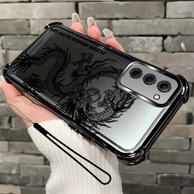 TEMU Funda para Teléfono - Una funda diseñada para Redmi 15 5G, que incluye un cordón para el teléfono. Este accesorio resistente una ilustración de