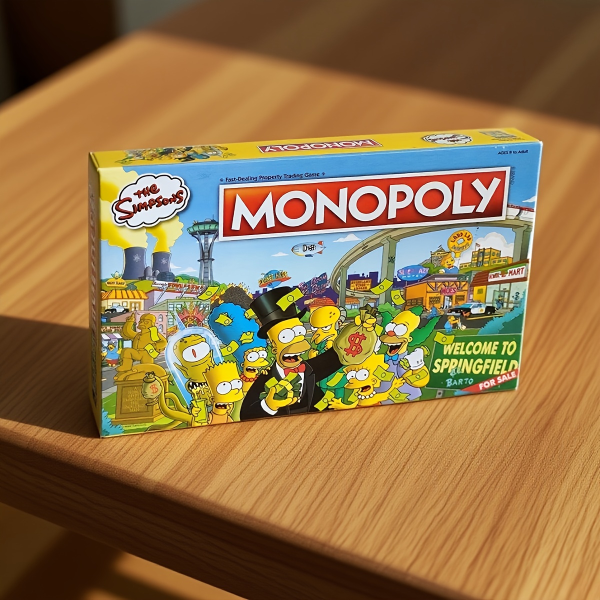 Monopoly Simpsons Familie Editie Bordspel - Verzamelbare Editie met Ikonische Karakters & Landmeters