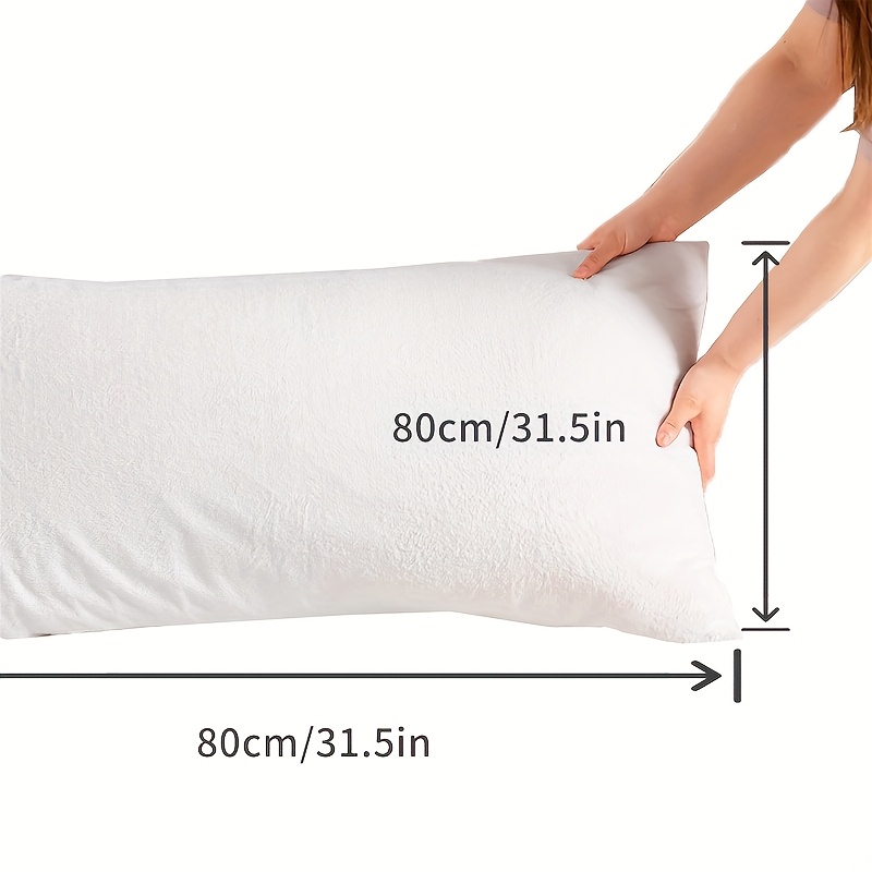 Toweling Zipper High Quality Pillowcase - 100% High Quality Pillow Protector, High Quality And Breathable, Full Size