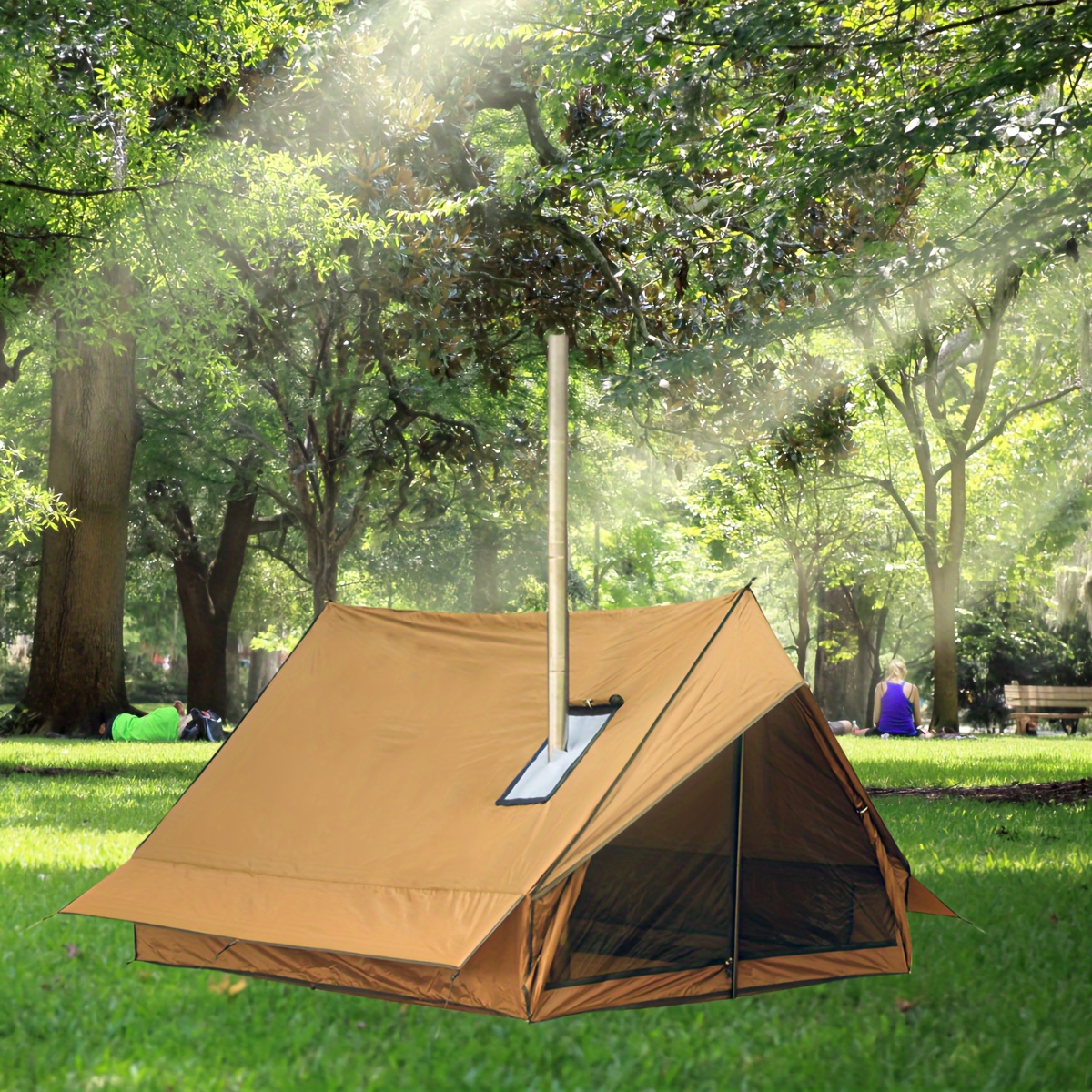 camping hot tent stove tent wall tent portable cabin tent Temu