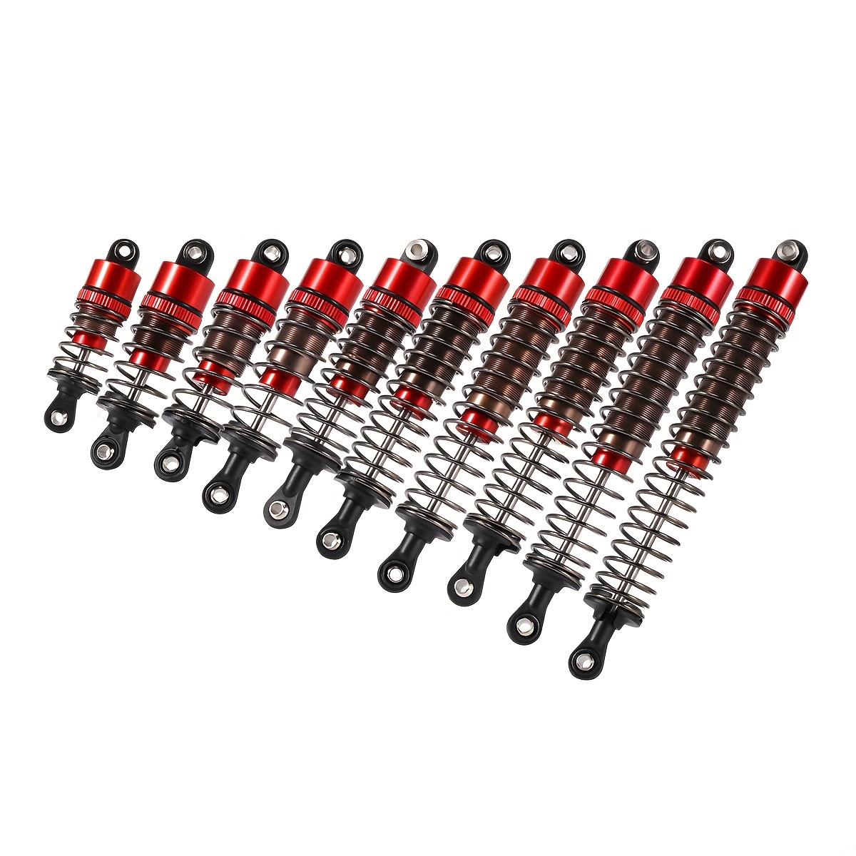 Amortisseurs Métalliques Pour Voitures RC - 70mm à 120mm, Ensemble De 4 Avec Ressorts De Rechange - Parfait Pour Axial SCX10, CC01, RR10 - 5