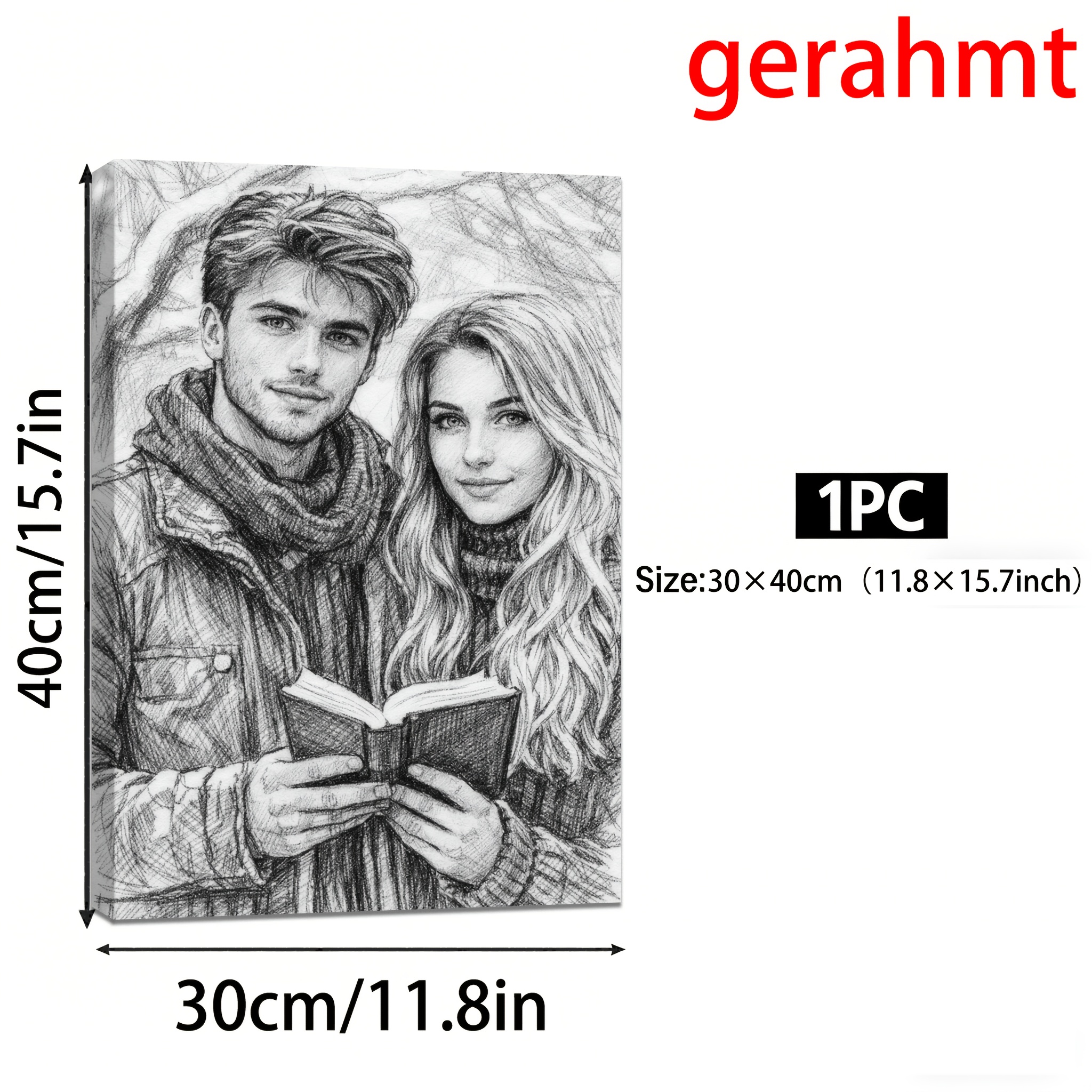 2d Flat, Personalized Custom Gifts, Custom Pencil Drawing Style Decorative Paintings, Your Travel Photos Into Artistic , Enhance The Of Your Living Room, Your Own Photos, Family Photos, Or Friend