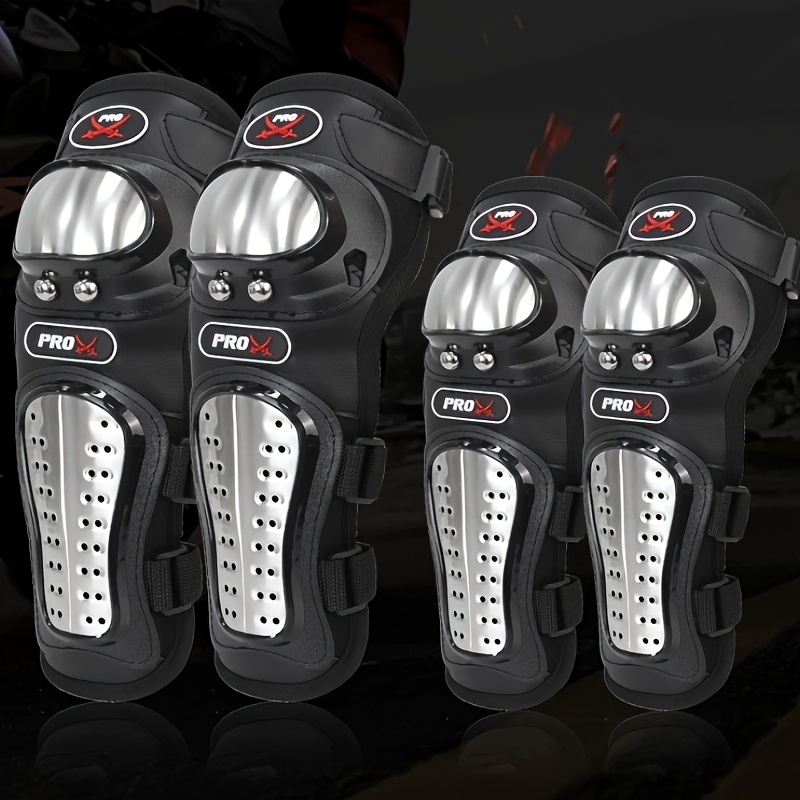 electric bike motorcycle riding knee and elbow pads   universal motorcycle protective gear mens and womens   universal rider leg guards 0
