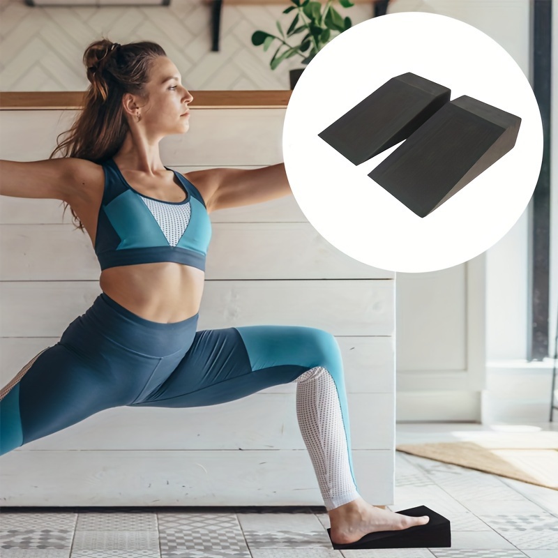 2pc Yoga Foam Wedge Blocks, Yoga Knee Pads Set, Calf & Heel Stretcher, Yoga  Wrist Balance Support, For Pushup, Fitness, Pilates, Don't Miss These  Great Deals