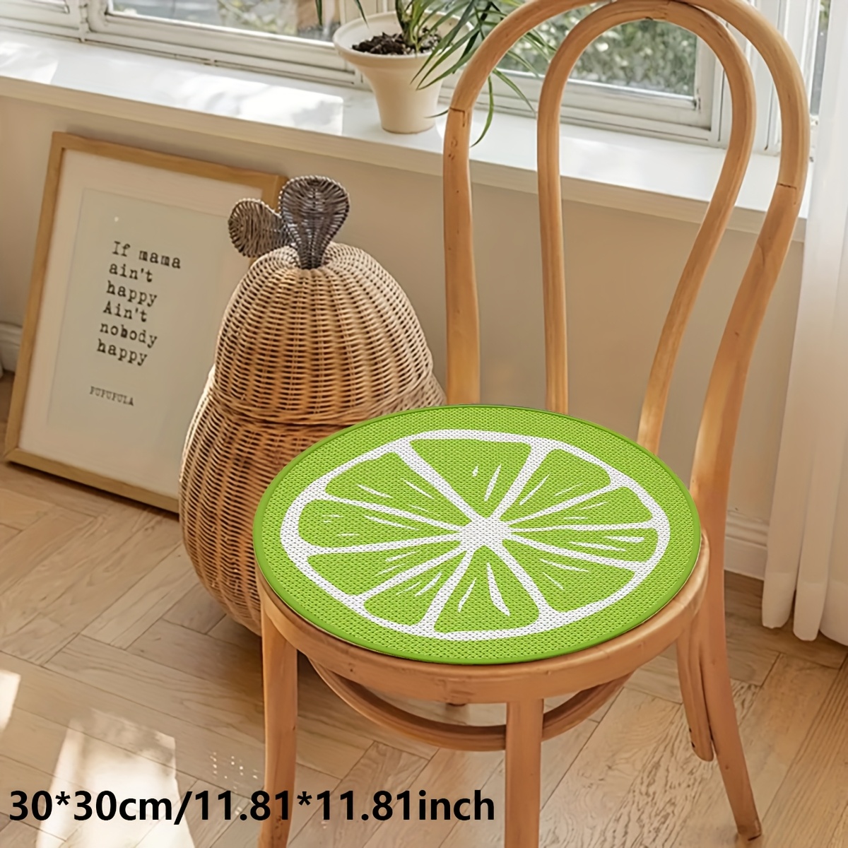 washable 3d lemon pattern chair cushion Temu Switzerland