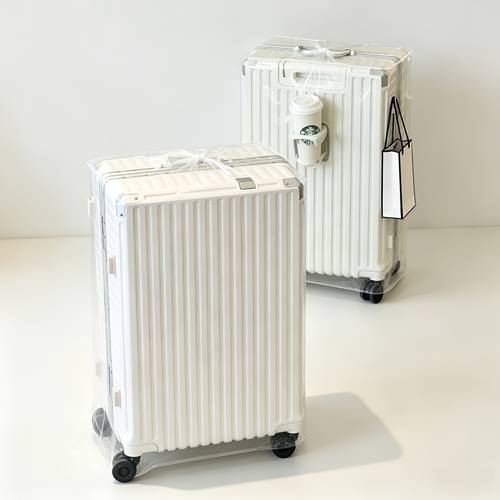 2 pack suitcase storage dust bags 39 37 x 55 11 inches transparent plastic bags protective covers dust covers thickened trolley case storage bags chair dust bags suitable for travel case covers chair dust covers moving bags