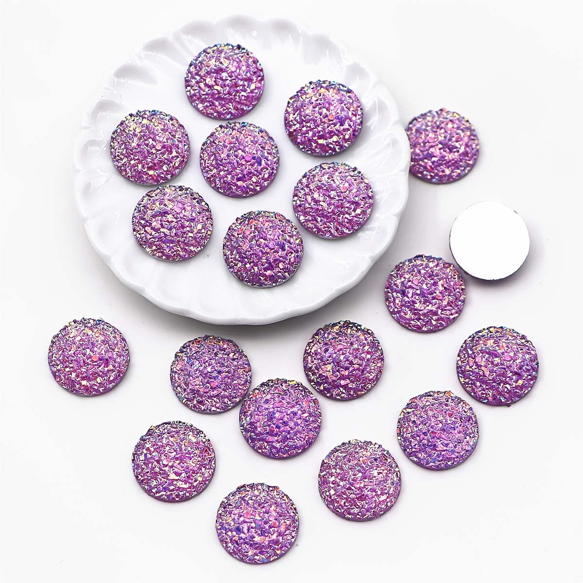 100pcs Resin Rhinestone Crystal Clusters for Handmade Jewelry