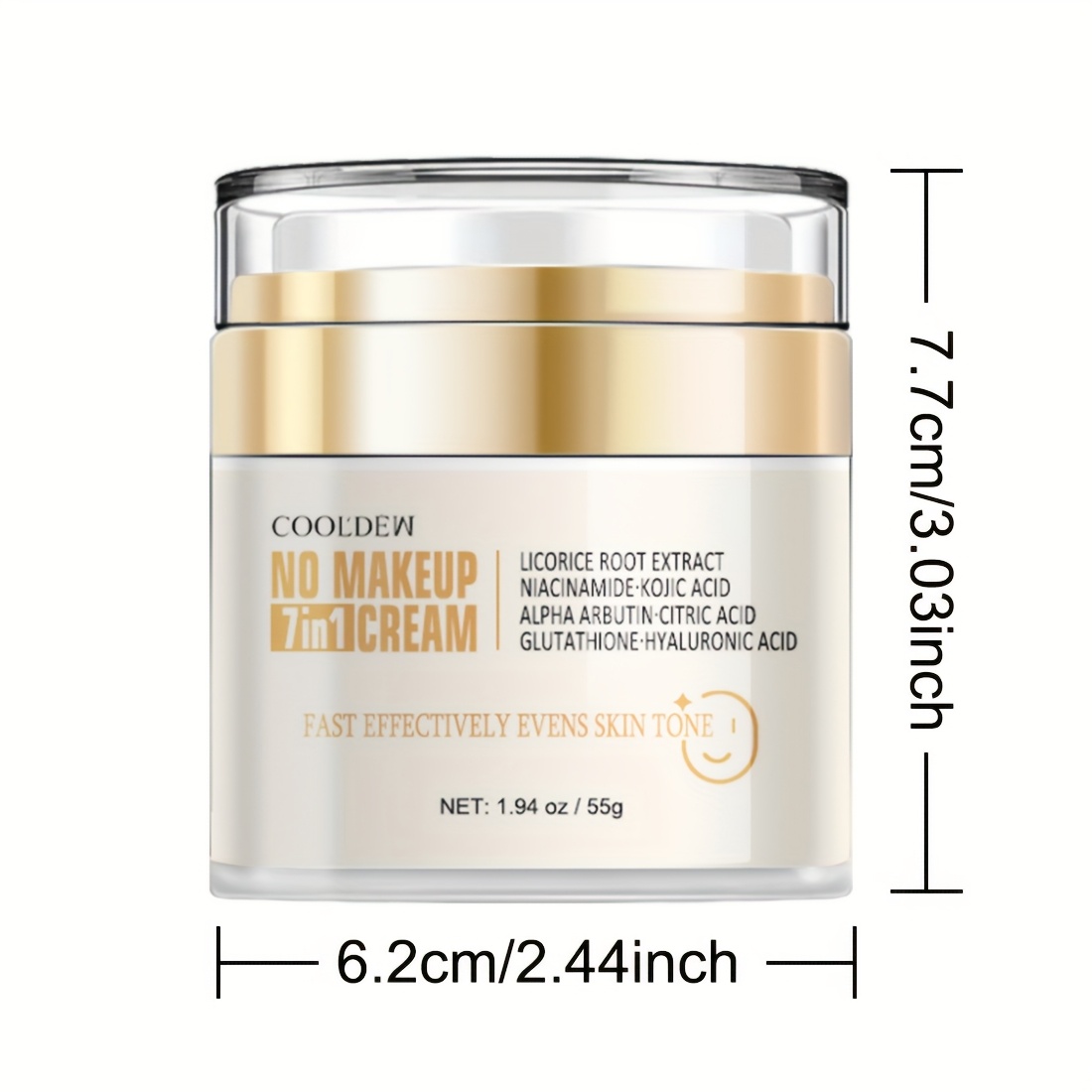 * * * Cream, Containing Arbutin, Collagen * Extract, Glutathione,  Niacinamide, Hyaluronic Acid, Vitamin C And * Extract, for * Care,  Moisturizing And Locking * Moisture, Firming Skin
