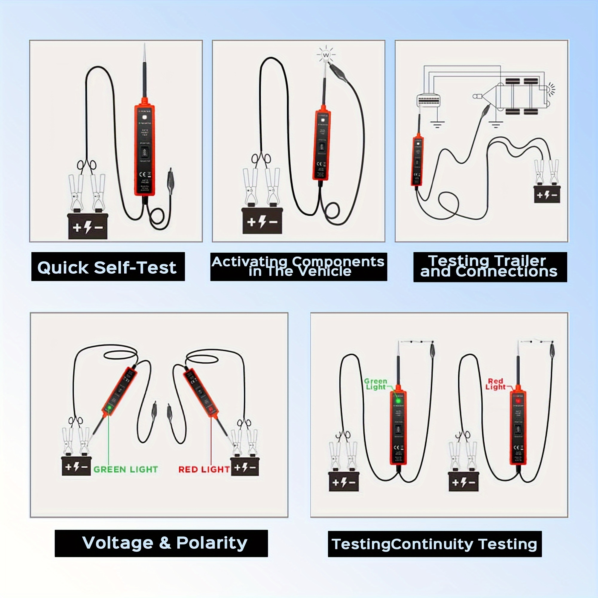 Continuity tester with light discount