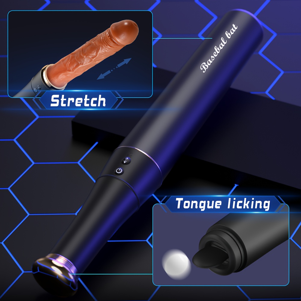 Retractable Warming Tongue Licking Vibrator Female Sex Toy Large Simulated Phallus G-spot Stimulation USB Charging Soft Silicone Female Masturbator Adult Feminine Products