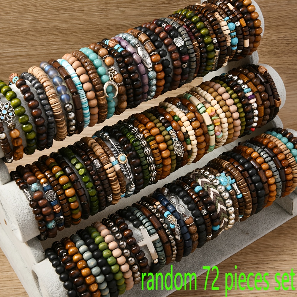 Random 15/26/41/72pcs Bead Gift Combination, Random Pattern And Color In Picture, Christmas Gift, Halloween Gift, New Year Gift