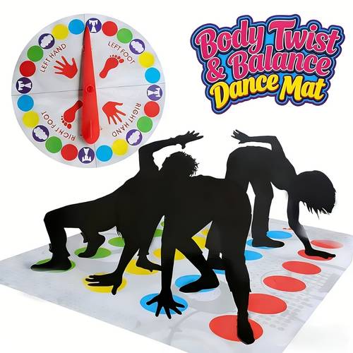 essential for family body twist balance training multiplayer interactive board game toy suitable for home and outdoor use instantly turns into a