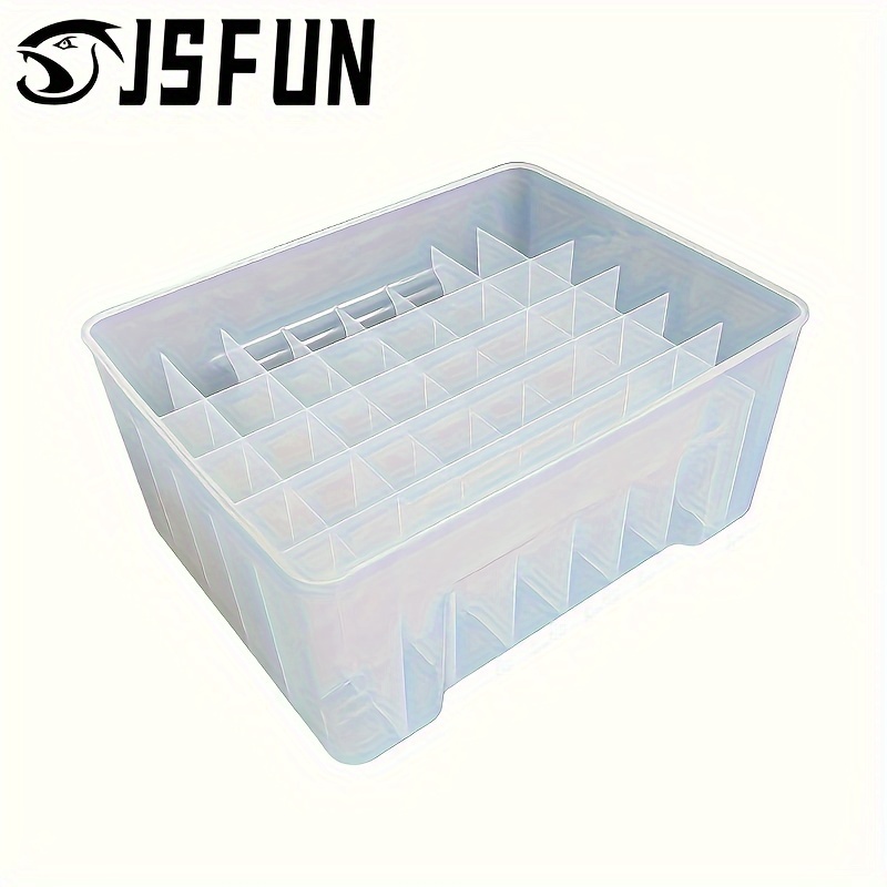 40 compartment Storage Box Bait Box Squid Jig Organizer - Temu