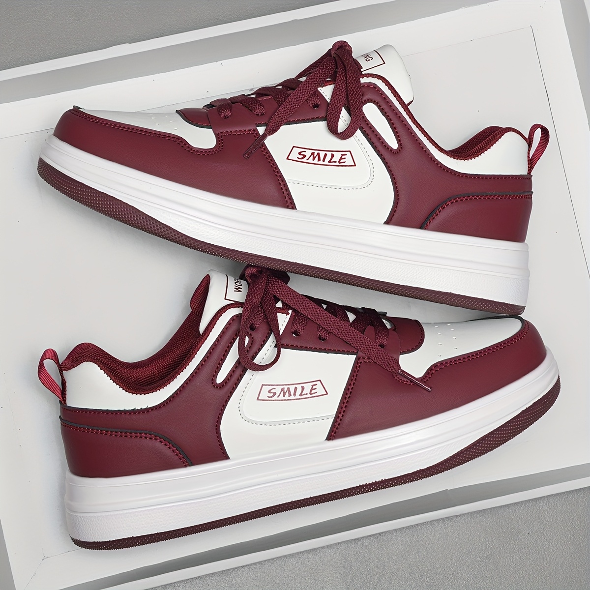 YAMEPP Zapatillas Bajas para Hombre con Parte Superior y Suela Acolchada - Deportivas con Detalles Deportivos, Adecuadas para Exteriores/Urbano/Casual, Skateboarding, Negocios y Atuendos Informales - Calzado Cómodo con Cordones para Cualquier Terreno