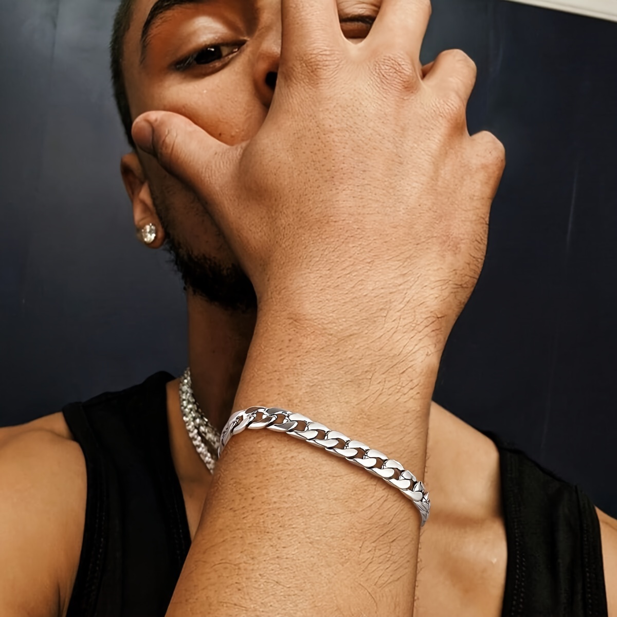 

Men' Steel Bracelet, No , , Jewelry Accessory