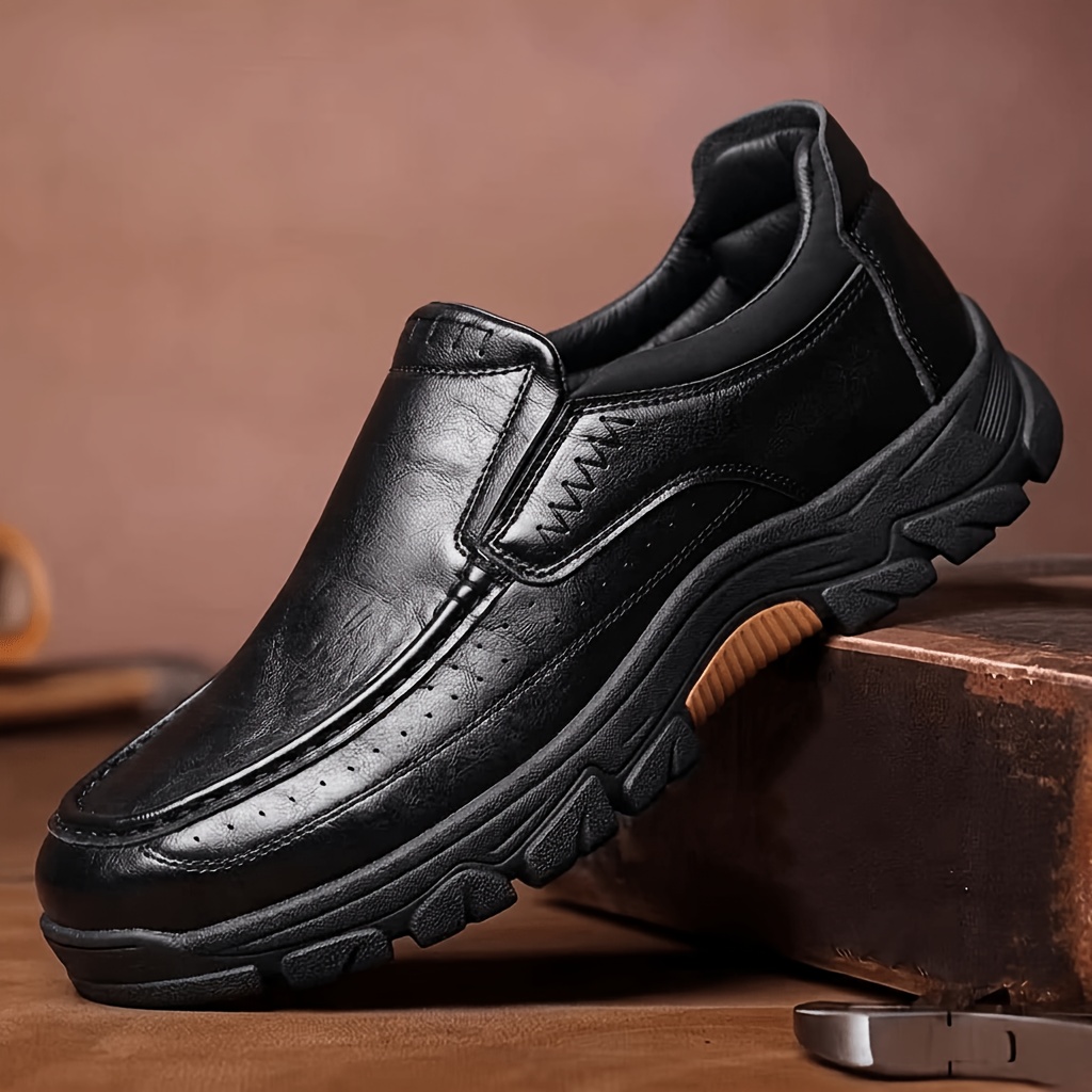 mens oxford shoes casual dress shoes thick sole anti slip