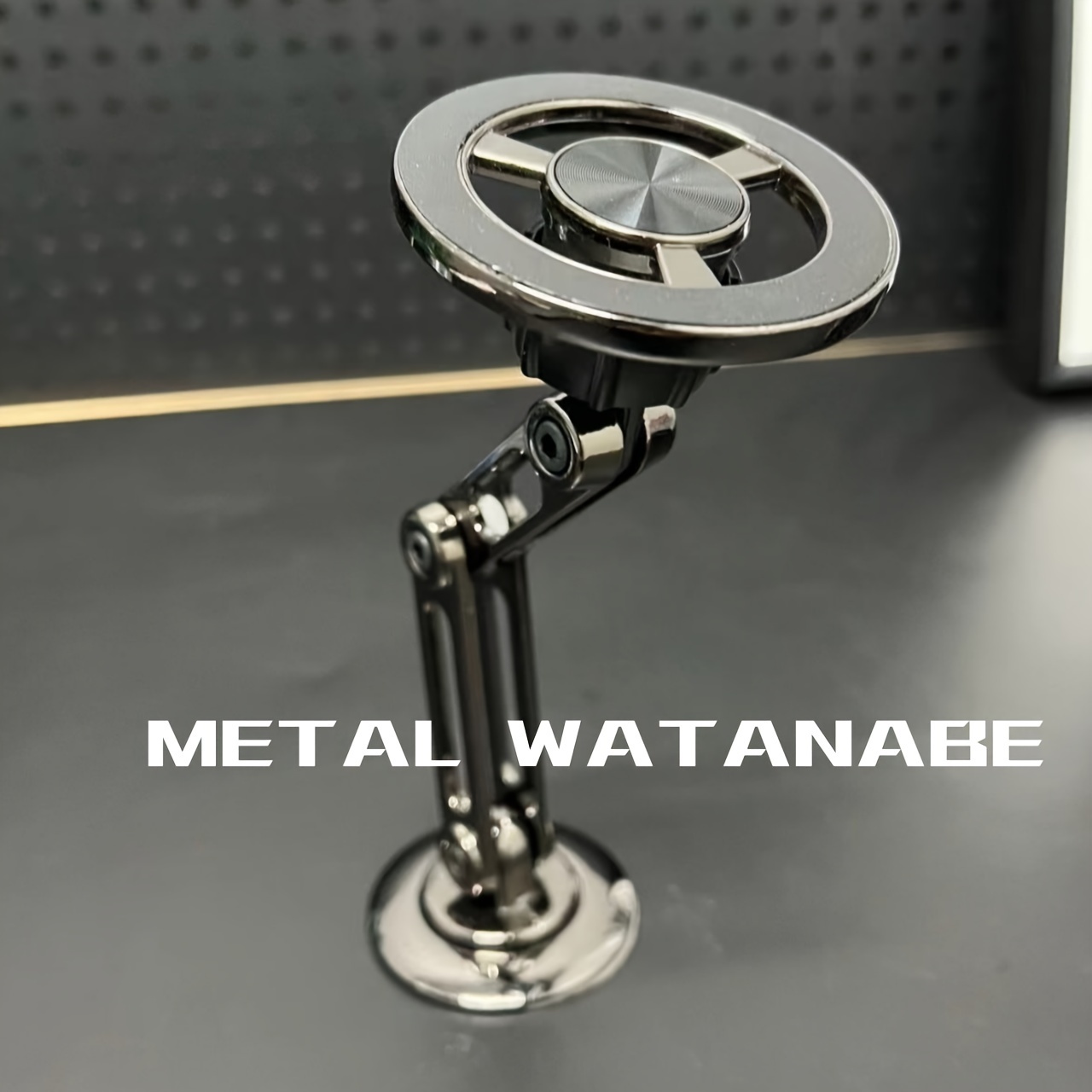 

Support de voiture universel en alliage d'aluminium, rotatif et pliable, support de téléphone portable magnétique puissant, cadre de support de navigation pour voiture