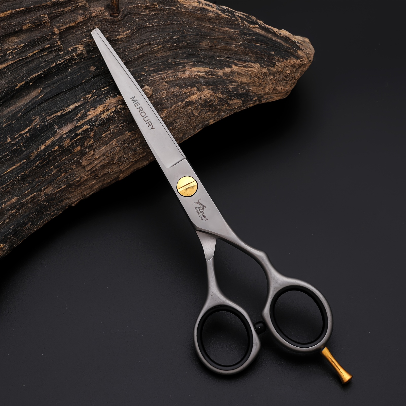 Jungle Leopard Self-Sharpening Scissors for Salon Use