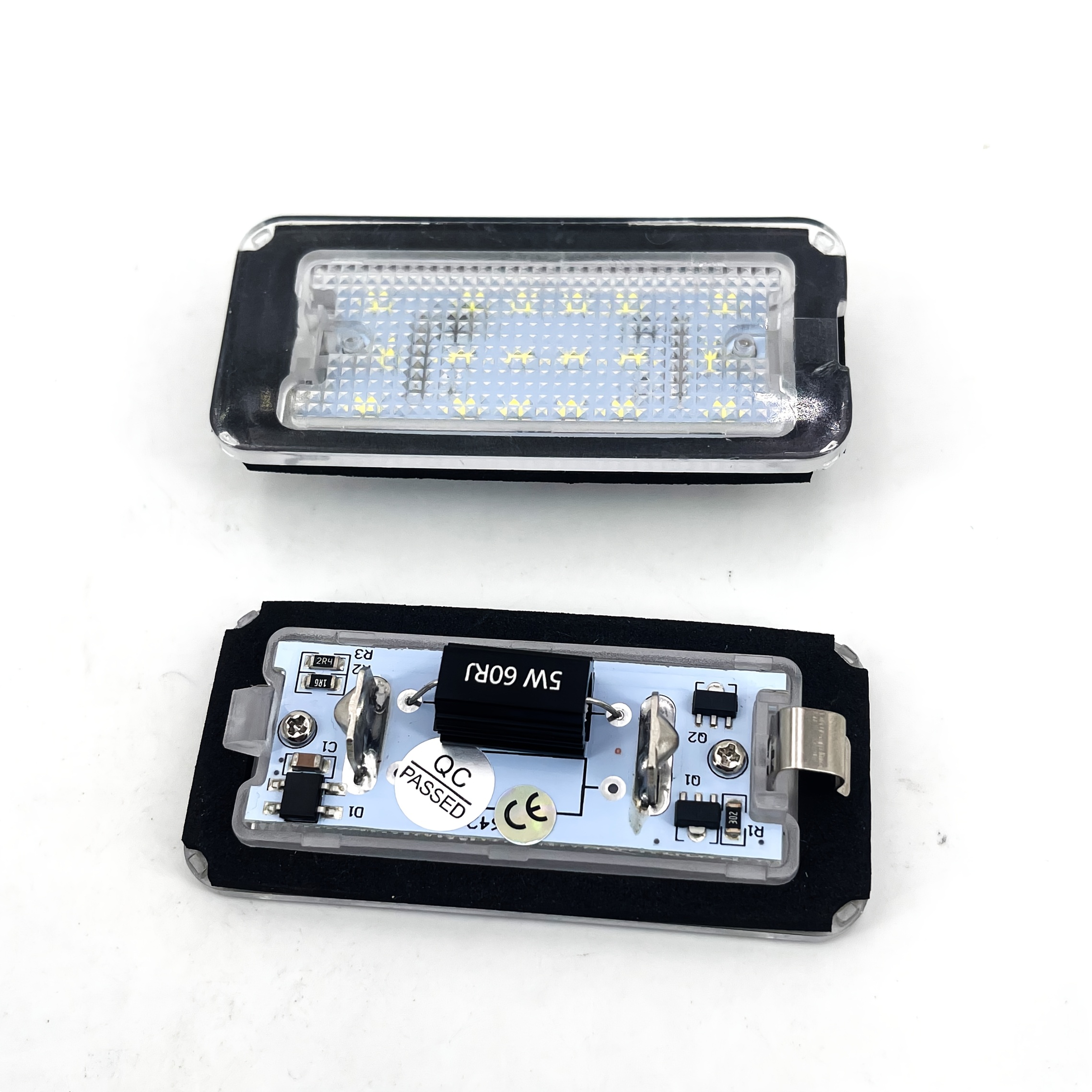 TEMU 2pcs Set, White , Suitable For 2007-2020 For Fiat 500 And Abarth 500 Models. High-brightness Led License Plate Light, Non-polarity Drive,