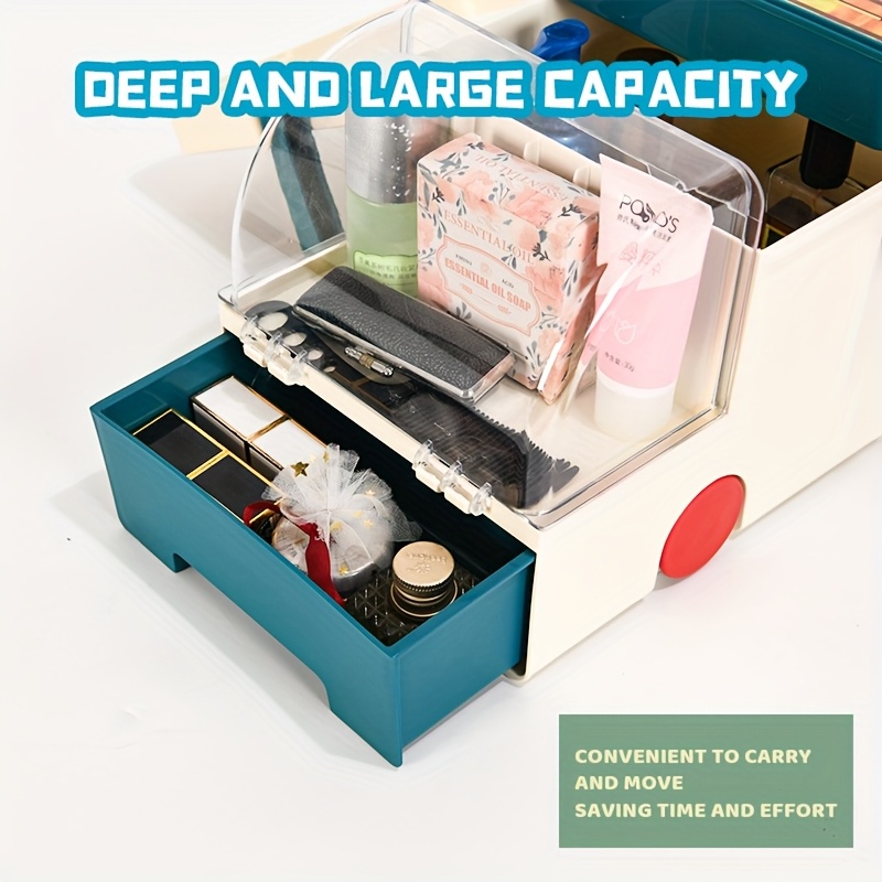 First Aid Box Storage Organizer MDesign Plastic Divided First Aid