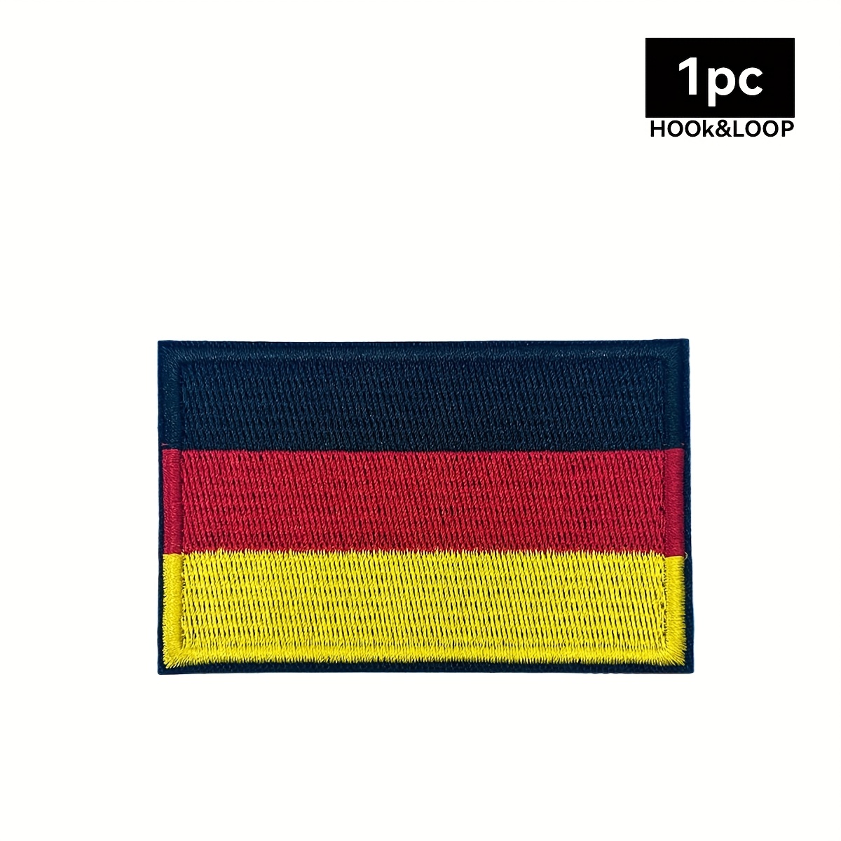 1pc Flag Embroidered Patch With Hook & Loop Fastener Suitable For Backpacks, Clothing, Armbands - Flag , Embroidery For Pride (reserve/regular /civilian Use)