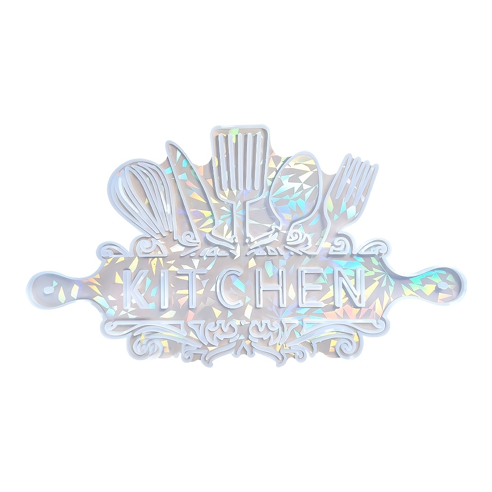 Image of Holographic Mold Epoxy Chic Wall Art Distressed Resin Craft Sign With Farmhouse Style Home Decor Accent For Wall Hanging Decoration With Vintage Touch Holographic Resin Mold