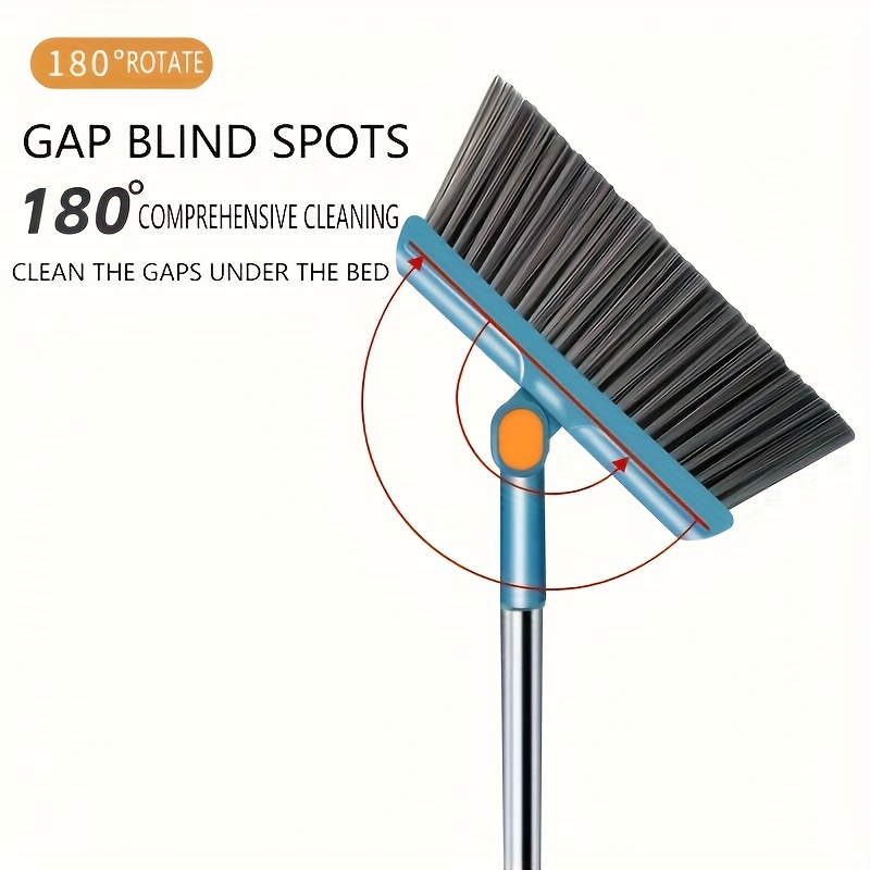 2 in 1 long handle broom and dustpan set suitable for home office indoor outdoor sweeping upright broom and dustpan bathroom and kitchen cleaning supplies Product details 7