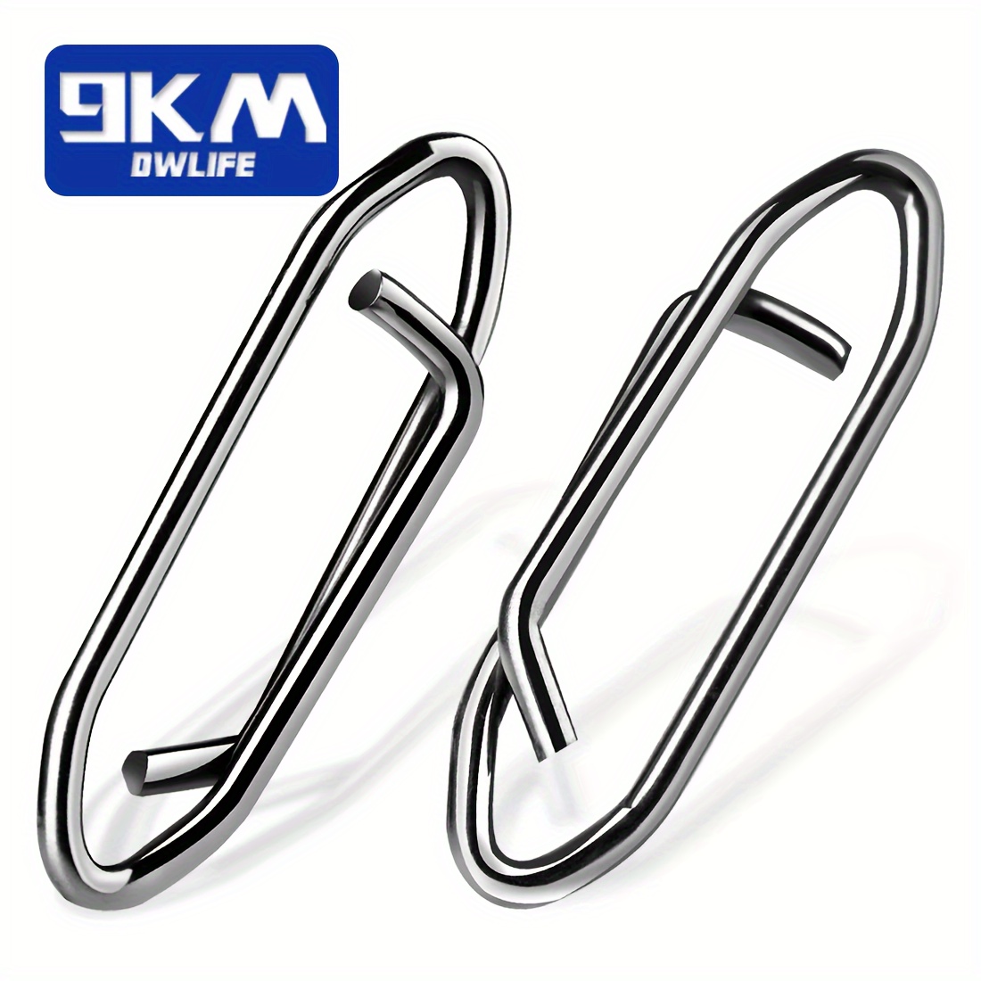 

Pieces Of 9km Clip Saltwater Fishing Stainless Steel Fishing Lure Connector Freshwater Fishing Gear