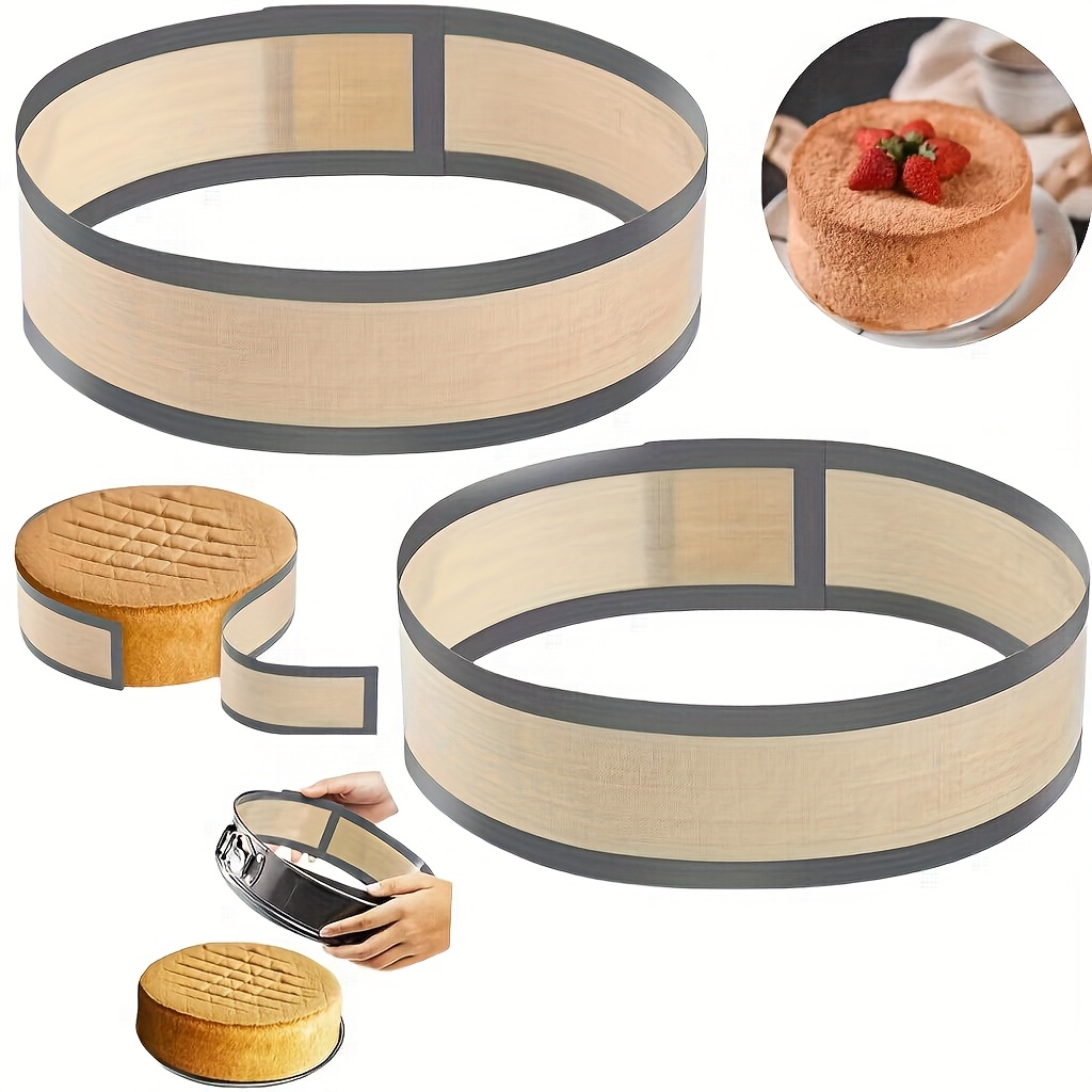 1pc 2pcs non stick silicone baking liners reusable heat resistant mats for   macarons bread pastry prevent cake from sticking side