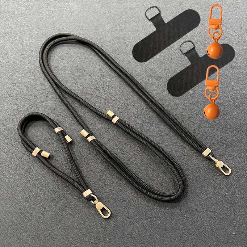 TEMU 6pcs Set Small Bell Accessories Phone Lanyard, Exquisite Gift, Valentine's Day Gift, Christmas Gift, New Year's Gift, Multi-functional Phone