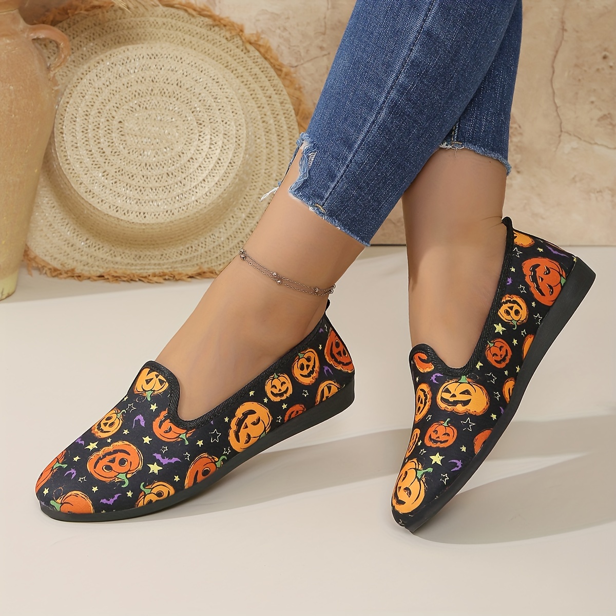 

Halloween Women's - , -on Pattern, Footwear