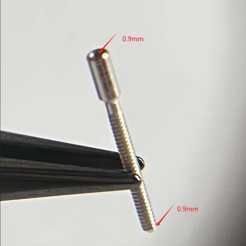 10 vnt. 0,9 mm x 0,9 mm laikrodžio mechanizmo rankenėlės jungties vamzdelių