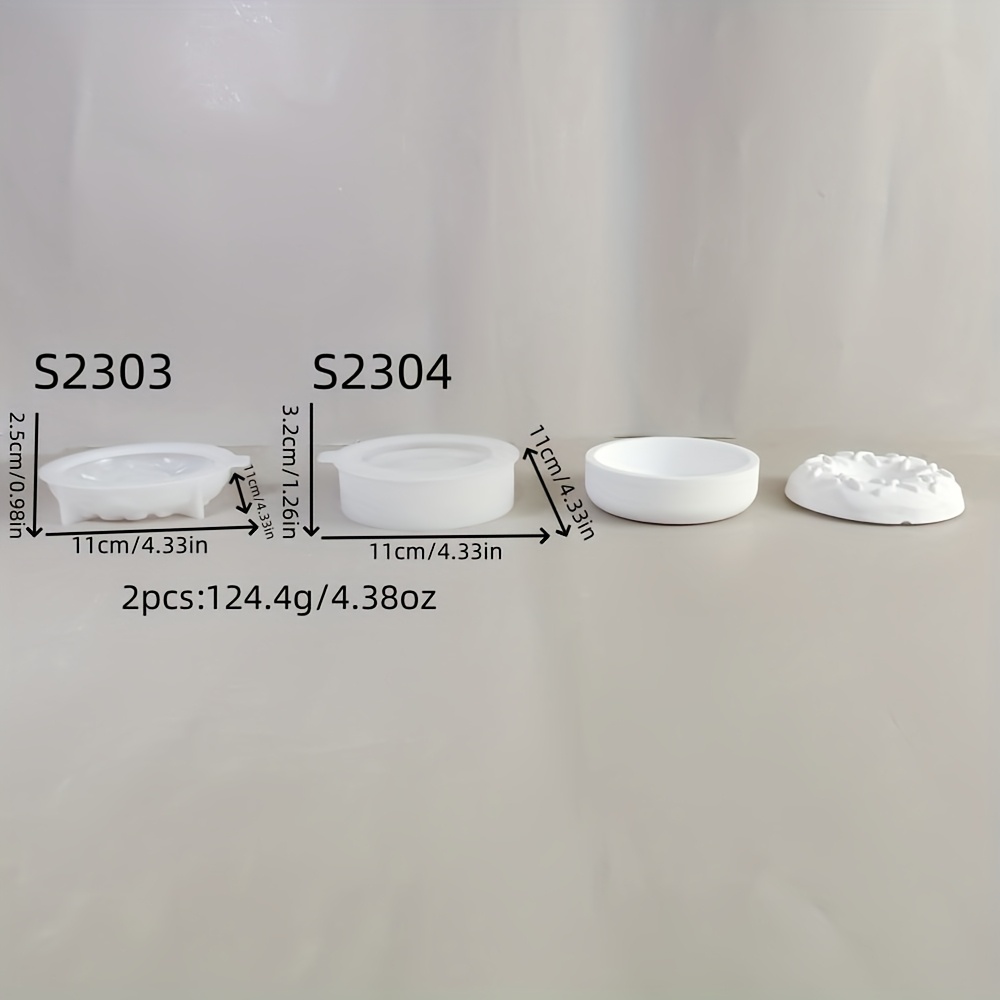 E-shop Harz Silikonform Aufbewahrungsbehälter 3D Dekoration Silikonform Kerzen Silikonform Gips Dekoration Silikonform Silikonform Heimdekoration
