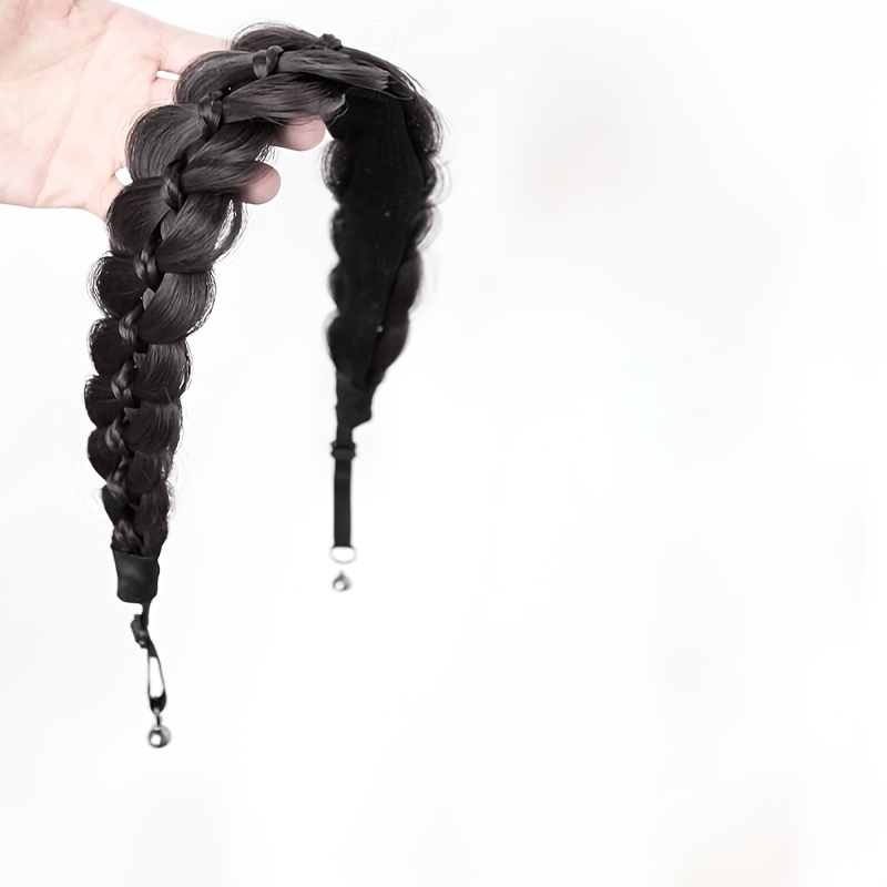 E-shop Neues magnetisches Haarverlängerungs-Braids-Stirnband, stilvolles, verstellbares Fischtail-Braids-Haarreif für Frauen, einfaches