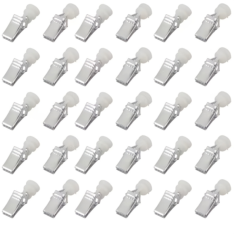 30pcs Curtain Clips, Plastic Pulley Clips, Track Hardware Clips, Curtain Additions, Curtain Fittings